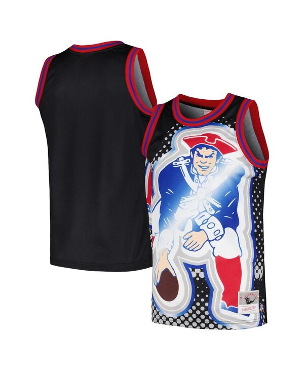 ミッチェル\u0026ネス メンズ トップス 貯蔵タンクとっ始め Mitchell \u0026 Ness Men\u0027s Black New England Patriots Big Face 7.0 Fashion Tank Top Black 黒いこと