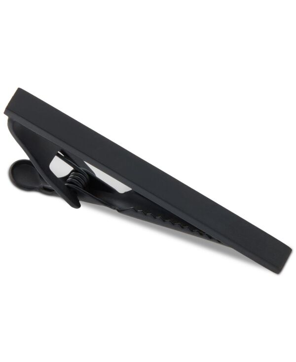 ペリーエリス メンズ アクセサリー ネクタイ Perry Ellis Portfolio Men's Black Tie Bar Silver シルバー
