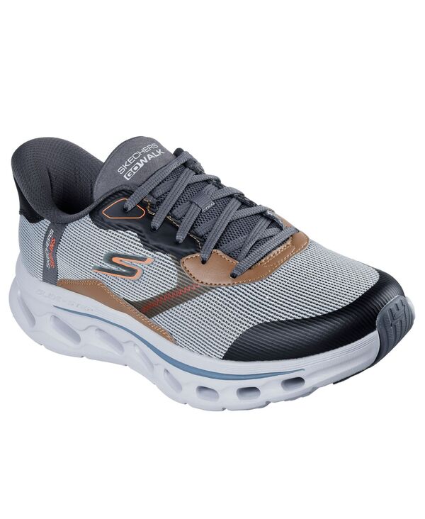 スケッチャーズ メンズ シューズ スニーカー Skechers Men's Slip-Ins: GO WALK Glide-Step 2.0 - Zach Walking Sneakers from Finish Line Gray White Multi ホワイト