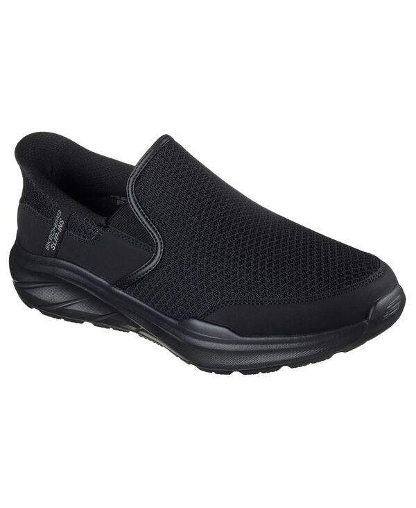 スケッチャーズ メンズ シューズ スニーカー リラックスフィット Skechers Men's Slip-Ins Relaxed Fit: Equalizer 6.0 - Stoaver Wide-Width Casual Sneakers from Finish Line Black ブラック|ReVida 店