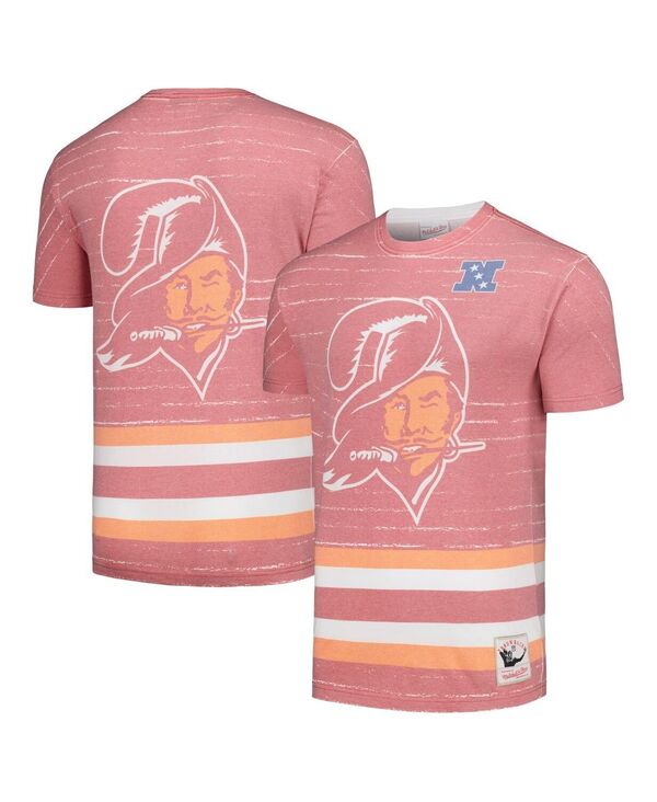 ミッチェル&ネス メンズ トップス Tシャツ Mitchell & Ness Men's Red Tampa Bay Buccaneers Jumbotron 3.0 T-Shirt Red レッド