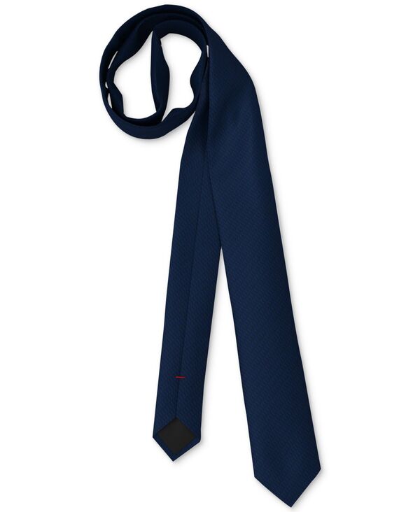 ヒューゴボス メンズ アクセサリー ネクタイ シルク Hugo Boss Men's Dark Blue Silk Tie Navy ネイビー
