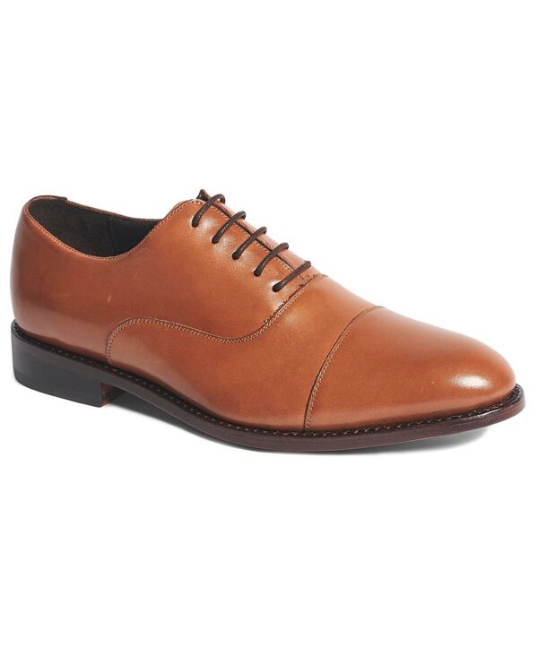 アンソニー ヴィア メンズ シューズ ドレスシューズ オックスフォード キャップ レザー Anthony Veer Men's Clinton Cap-Toe Leather Oxfords Walnut