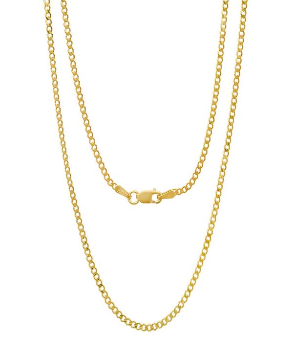 スティールタイム レディース アクセサリー ネックレス・チョーカー・ペンダントトップ レース STEELTIME Unisex 14K Gold Plated Cuban Flat Necklace Gold ゴールド｜ReVida 店