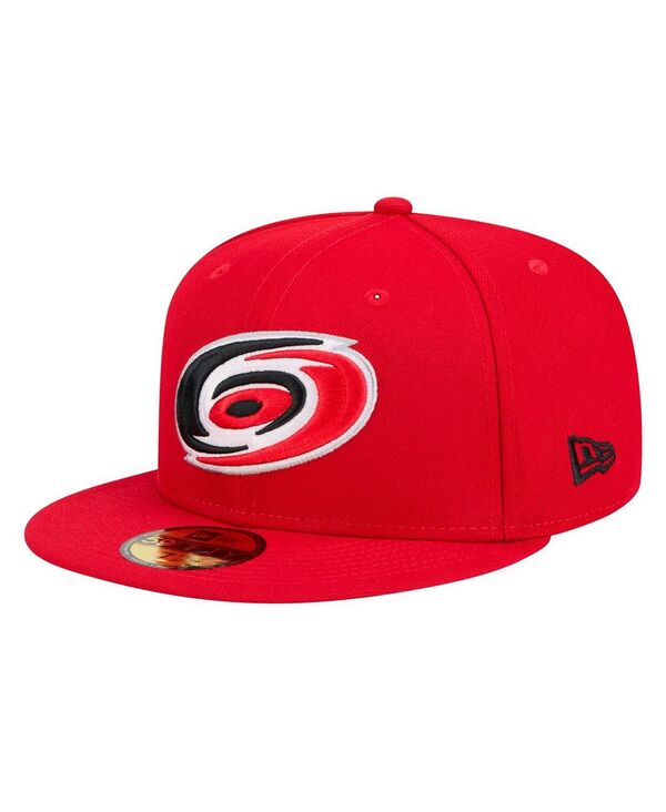 ニューエラ メンズ アクセサリー 帽子 New Era Men's Red Carolina Hurricanes Core 59FIFTY Fitted Hat Red レッド｜ReVida 店 11,610円