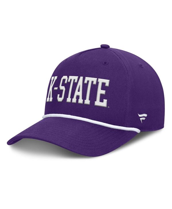 ファナティクス メンズ アクセサリー 帽子 Fanatics Men's Purple Kansas State Wildcats Foul Ball Rope Adjustable Hat Purple パープル