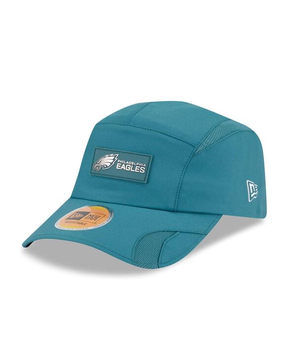 ニューエラ メンズ アクセサリー 帽子 New Era Men's Midnight Green Philadelphia Eagles 2025 Sideline Runner Adjustable Hat Green グリーン|ReVida 店