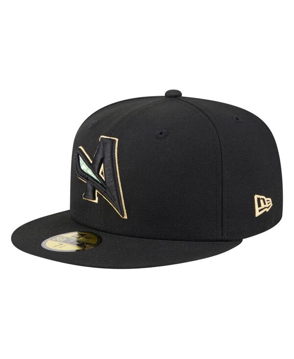 ニューエラ メンズ アウター ジャケット・ブルゾン ジャケット New Era Men's Black Augusta GreenJackets Authentic Collection 59FIFTY Fitted Hat Black ブラック 11,085円