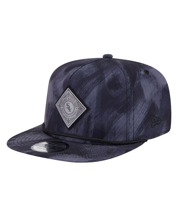 ニューエラ メンズ アクセサリー 帽子 プリント New Era Men's Navy Chicago White Sox Printed Golfer Snapback Hat Navy ネイビー