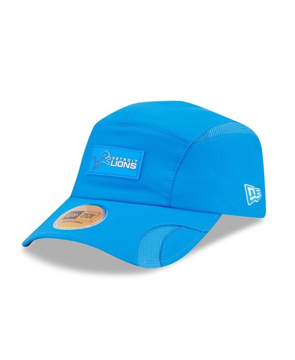 ニューエラ メンズ アクセサリー 帽子 New Era Men's Blue Detroit Lions 2025 Sideline Runner Adjustable Hat Blue ブルー