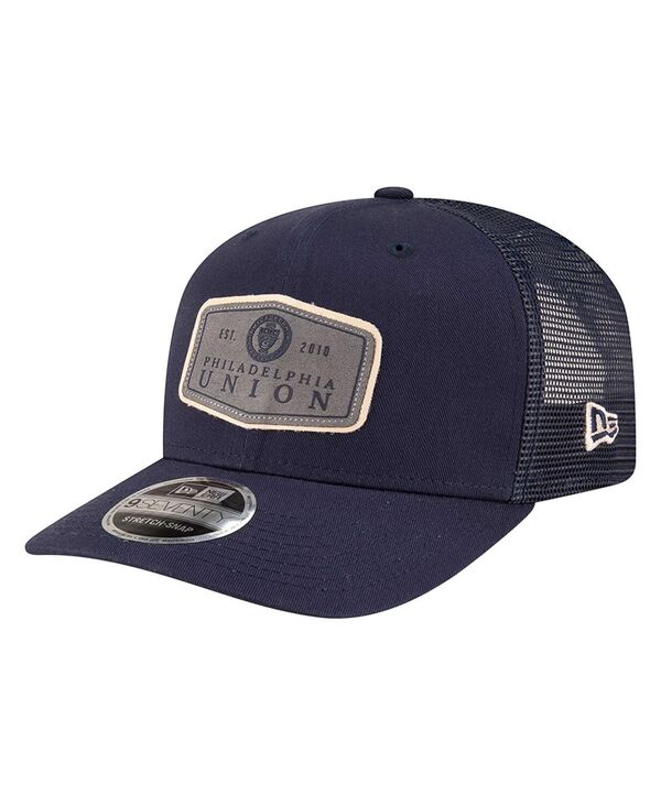 ニューエラ メンズ アクセサリー 帽子 New Era Men's Navy Philadelphia Union Labeled 9SEVENTY Trucker Stretch-Snap Adjustable Hat Navy ネイビー｜ReVida 店 9,571円