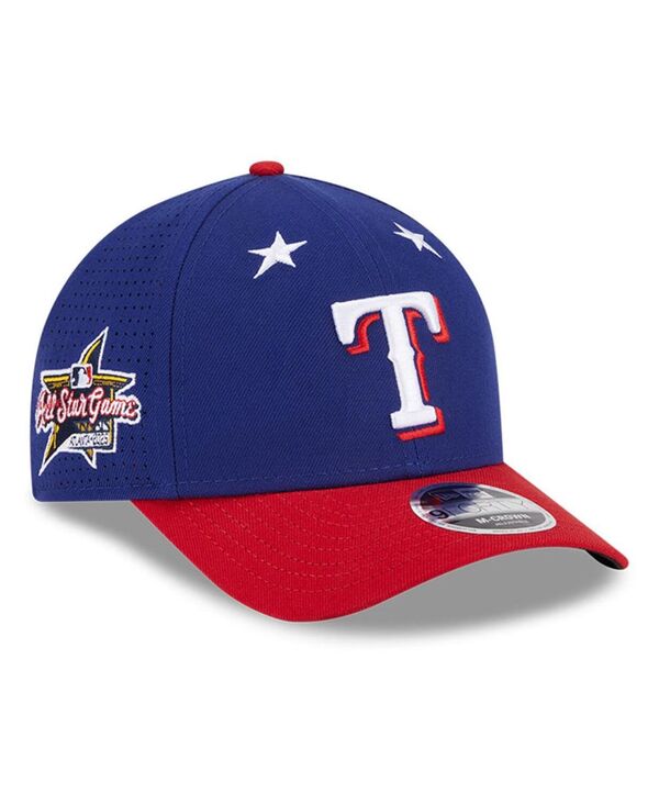 ニューエラ メンズ アクセサリー 帽子 New Era Men's Royal/Red Texas Rangers 2025 MLB All-Star Game 9FORTY M-Crown Adjustable Hat Royal Red レッド