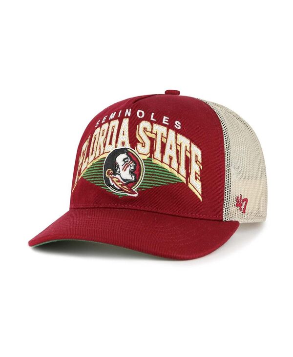 47 ブランド メンズ アクセサリー 帽子 メッシュ '47 Brand Men's Garnet Florida State Seminoles Pomona Mesh Hitch Adjustable Trucker Hat Garnet