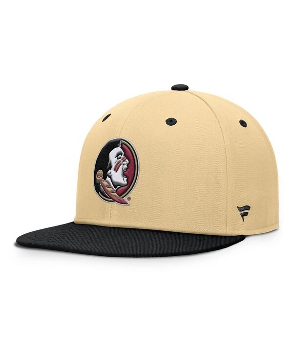 ファナティクス メンズ アクセサリー 帽子 Fanatics Men's Khaki/Black Florida State Seminoles Balance Fitted Hat Khaki Black ブラック