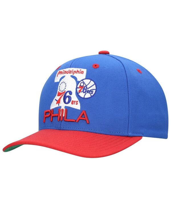 ミッチェル&ネス メンズ アクセサリー 帽子 Mitchell & Ness Men's Royal Philadelphia 76ers All In 2.0 Pro Crown Snapback Hat Royal 7,385円
