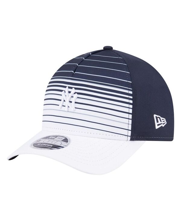 ニューエラ メンズ アクセサリー 帽子 New Era Men's Navy New York Yankees Gradient 9FORTY M-Crown Adjustable Hat Navy ネイビー|ReVida 店