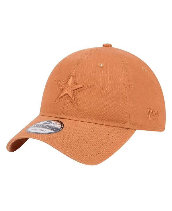 ニューエラ メンズ アクセサリー 帽子 New Era Men's Brown Dallas Cowboys Tonal Color Pack 9TWENTY Adjustable Hat Brown ブラウン 8,015円