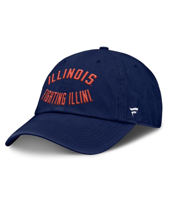 ファナティクス メンズ アクセサリー 帽子 Fanatics Men's Navy Illinois Fighting Illini Archer Adjustable Hat Navy ネイビー