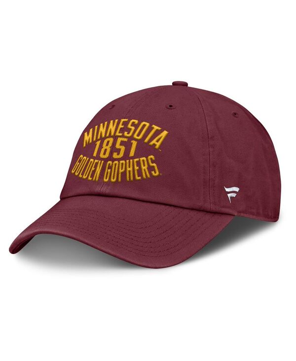 ファナティクス メンズ アクセサリー 帽子 Fanatics Men's Maroon Minnesota Golden Gophers Archer Adjustable Hat Maroon マルーン