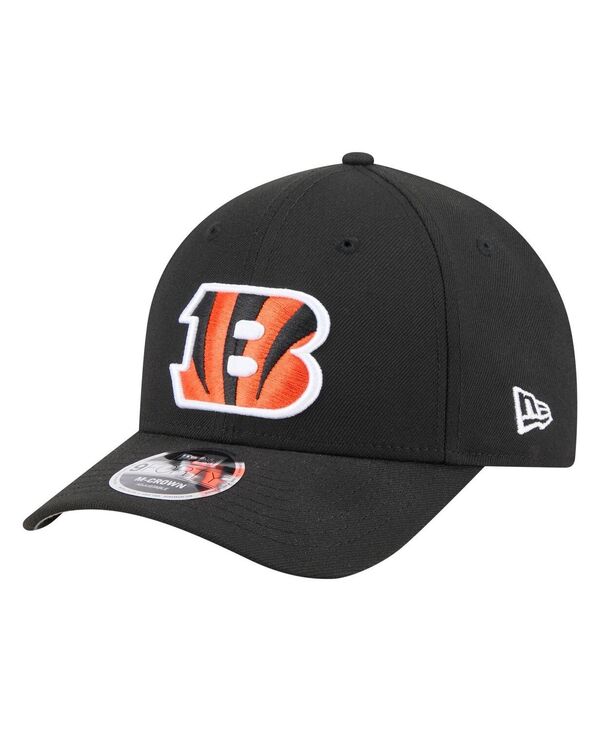 ニューエラ メンズ アクセサリー 帽子 New Era Men's Black Cincinnati Bengals Team Collection 9FORTY M-Crown Adjustable Hat Black ブラック｜ReVida 店