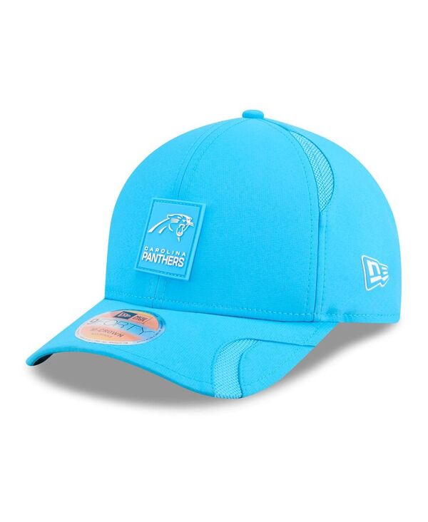ニューエラ メンズ アクセサリー 帽子 New Era Men's Blue Carolina Panthers 2025 Sideline M-crown 9FORTY Adjustable Hat Blue ブルー 12,905円