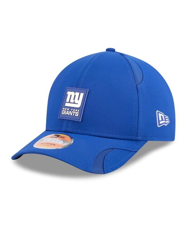 ニューエラ メンズ アクセサリー 帽子 New Era Men's Royal New York Giants 2025 Sideline M-crown 9FORTY Adjustable Hat Royal