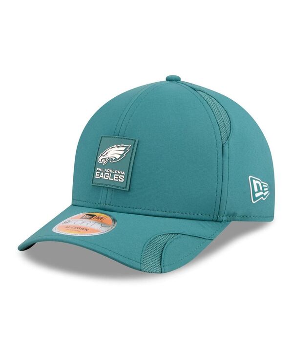 ニューエラ メンズ アクセサリー 帽子 New Era Men's Midnight Green Philadelphia Eagles 2025 Sideline M-crown 9FORTY Adjustable Hat Green グリーン