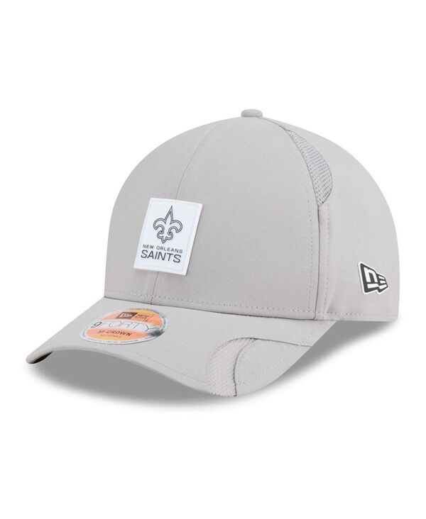 ニューエラ メンズ アクセサリー 帽子 New Era Men's Gray New Orleans Saints 2025 Sideline M-crown 9FORTY Adjustable Hat Gray グレー