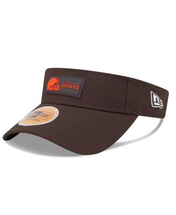 ニューエラ メンズ アクセサリー 帽子 New Era Men's Brown Cleveland Browns 2025 Sideline Visor Hat Brown ブラウン