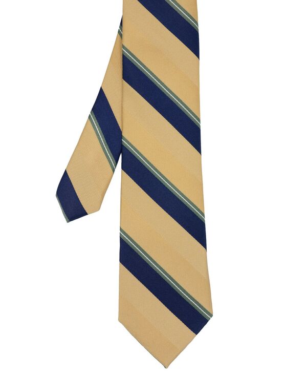 ベンシャーマン メンズ アクセサリー ネクタイ シルク Ben Sherman Men's Stripe Silk Tie Sunflower ストライプ