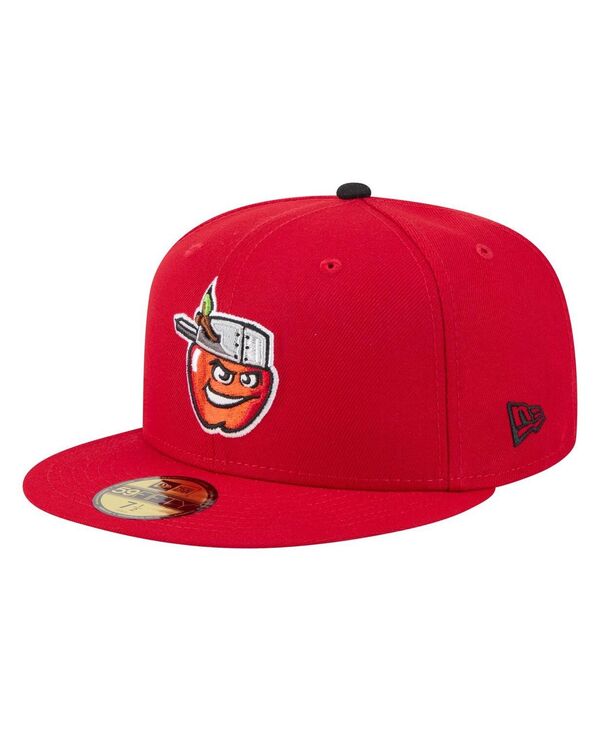 ニューエラ メンズ アクセサリー 帽子 キャップ New Era Men's Red Fort Wayne TinCaps Authentic Collection 59FIFTY Fitted Hat Red レッド