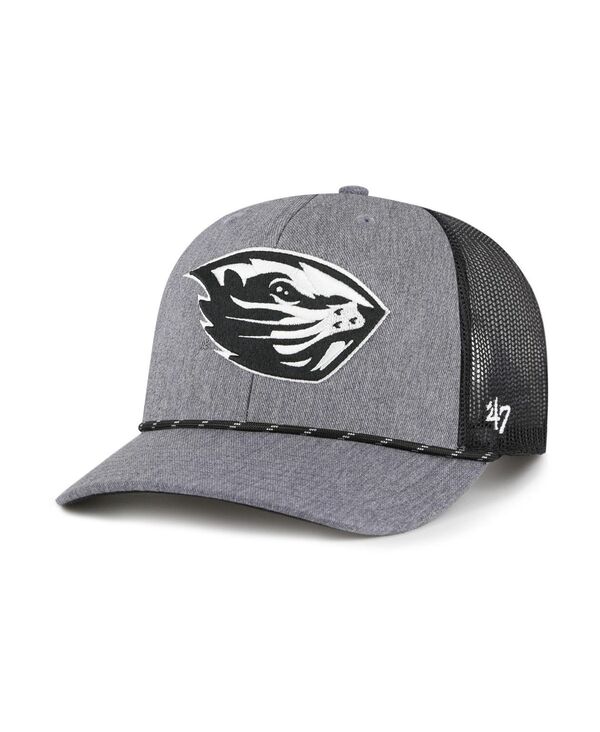 47 ブランド メンズ アクセサリー 帽子 '47 Brand Men's Gray Oregon State Beavers Carbon Rope Adjustable Hat Gray グレー｜ReVida 店