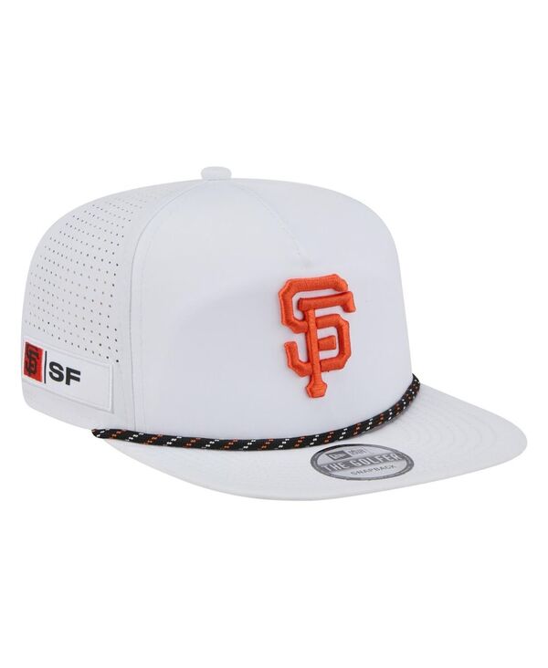 ニューエラ メンズ アクセサリー 帽子 New Era Men's White San Francisco Giants Perforated Golfer Snapback Hat White ホワイト 10,136円