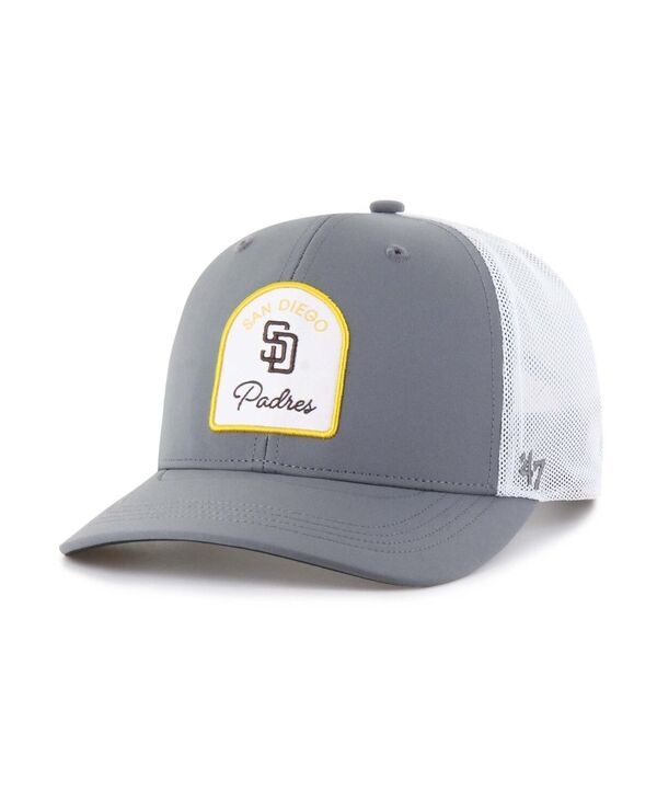 47 ブランド メンズ アクセサリー 帽子 '47 Brand Men's Gray San Diego Padres Gimmie Golf Trucker Adjustable Hat Gray グレー