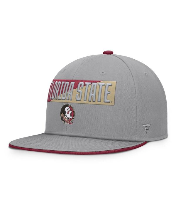 ファナティクス メンズ アクセサリー 帽子 Fanatics Men's Gray Florida State Seminoles Duo Snapback Hat Gray グレー