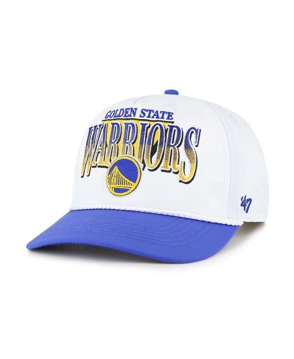 47 ブランド メンズ アクセサリー 帽子 '47 Brand Men's White/Royal Golden State Warriors Tribute Two-Tone Hitch Adjustable Hat White Royal ホワイト