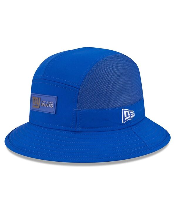 ニューエラ メンズ アクセサリー 帽子 New Era Men's Royal New York Giants 2025 Sideline Bucket Hat Royal|ReVida 店