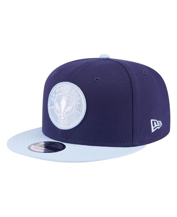ニューエラ メンズ アクセサリー 帽子 New Era Men's Navy CF Montreal Color Pack Two-Tone 9FIFTY Snapback Hat Navy ネイビー|ReVida 店