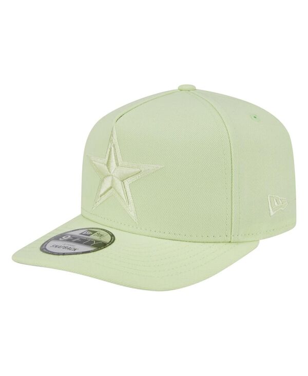 ニューエラ メンズ アクセサリー 帽子 New Era Men's Light Green Dallas Cowboys Color Pack 9FIFTY Snapback Hat Light Green グリーン｜ReVida 店