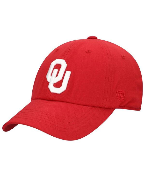 トップオブザワールド メンズ アクセサリー 帽子 Top of the World Men's Crimson Oklahoma Sooners Staple Adjustable Hat Crimson クリムゾン