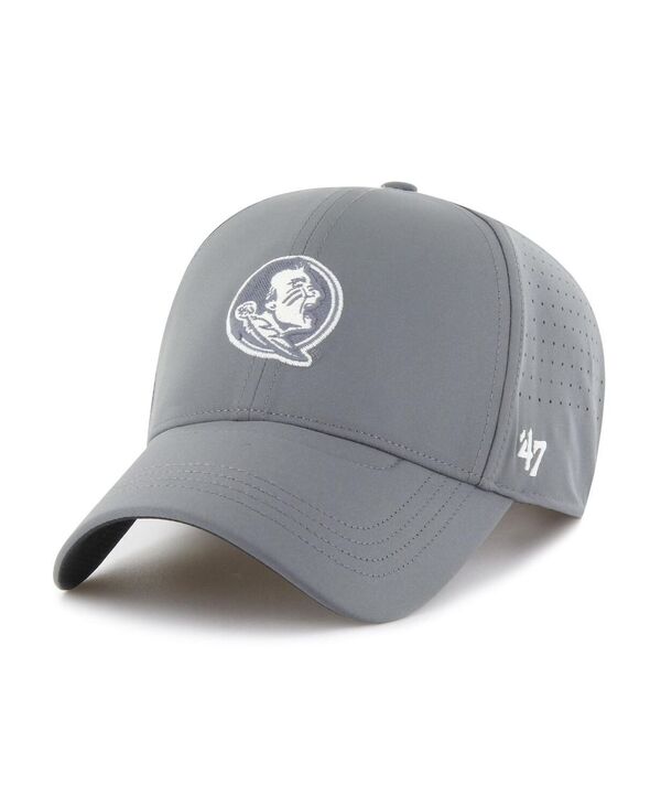 47 ブランド メンズ アクセサリー 帽子 '47 Brand Men's Gray Florida State Seminoles Forward Vent MVP Adjustable Hat Gray グレー