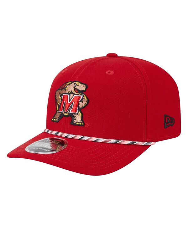 ニューエラ メンズ アクセサリー 帽子 New Era Men's Red Maryland Terrapins Gameday Multi-Rope 9SEVENTY Stretch Snap Hat Red レッド｜ReVida 店