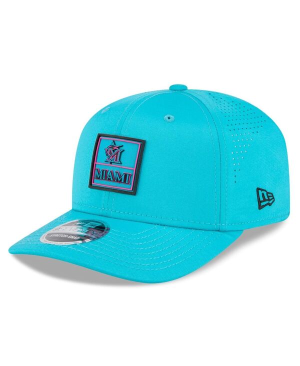 ニューエラ メンズ アクセサリー 帽子 New Era Men's Teal Miami Marlins 2025 City Connect 9SEVENTY Adjustable Hat Teal ティール