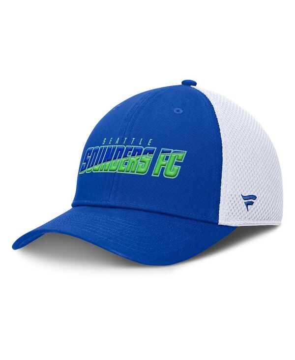 ファナティクス メンズ アクセサリー 帽子 Fanatics Men's Blue Seattle Sounders FC Rocket Flex Hat Blue ブルー