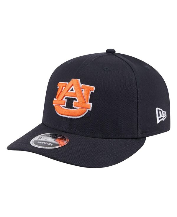 ニューエラ メンズ アクセサリー 帽子 New Era Men's Navy Auburn Tigers Low Profile 9FIFTY Snapback Hat Navy ネイビー｜ReVida 店 9,086円