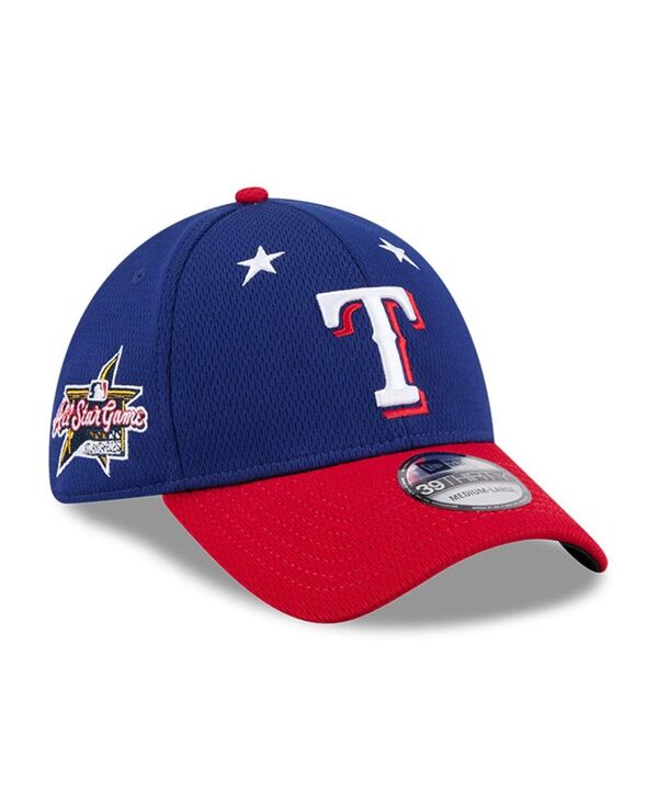 ニューエラ メンズ アクセサリー 帽子 New Era Men's Royal/Red Texas Rangers 2025 MLB All-Star Game 39THIRTY Flex Hat Royal Red レッド