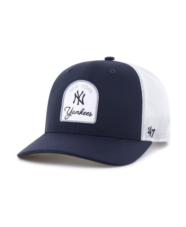 47 ブランド メンズ アクセサリー 帽子 '47 Brand Men's Navy New York Yankees Gimmie Golf Trucker Adjustable Hat Navy ネイビー|ReVida 店