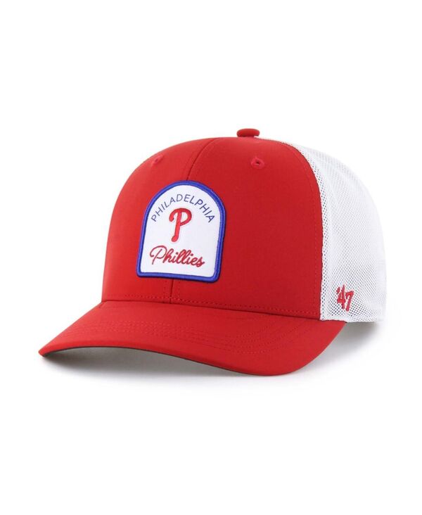 47 ブランド メンズ アクセサリー 帽子 '47 Brand Men's Red Philadelphia Phillies Gimmie Golf Trucker Adjustable Hat Red レッド