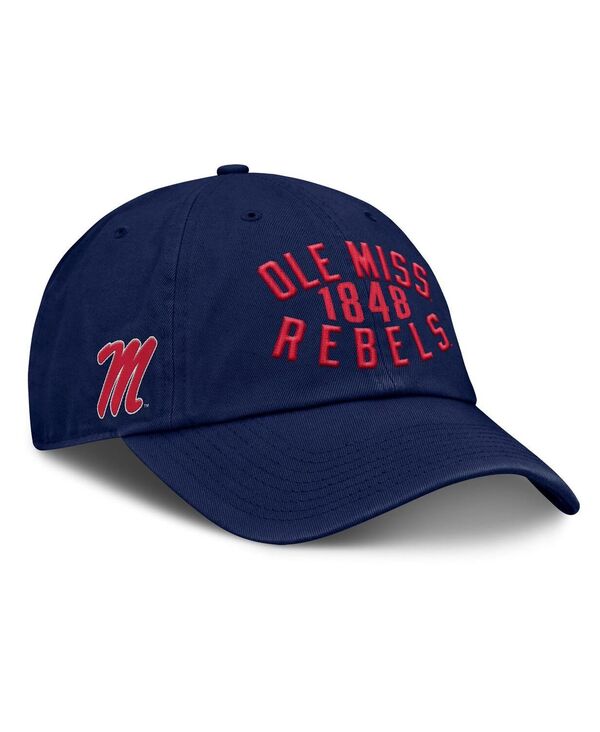 ファナティクス メンズ アクセサリー 帽子 Fanatics Men's Navy Ole Miss Rebels Archer Adjustable Hat Navy ネイビー