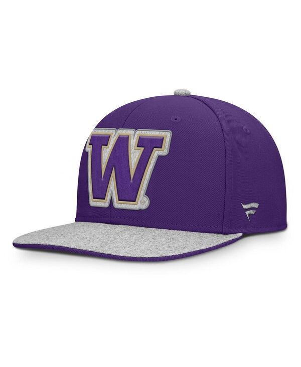 ファナティクス メンズ アクセサリー 帽子 Fanatics Men's Purple Washington Huskies Loden Snapback Hat Purple パープル｜ReVida 店